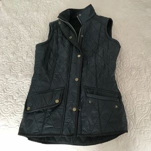 Black Barbour vest size 4 USA